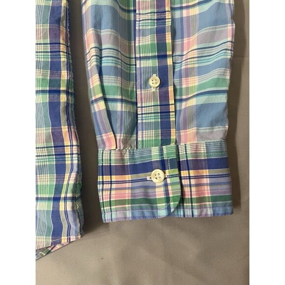 Polo Ralph Lauren Men’s Shirt Size M Classic-Fit Plaid Stretch Cotton NO POCKET - Picture 12 of 16